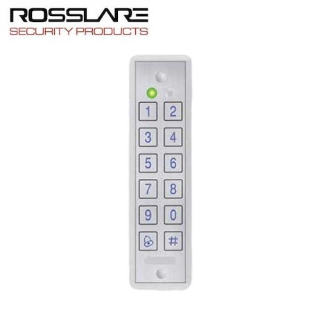 Rosslare NATURAL COLOUR ANODIZED HOUSING WITH WHITE ANTENNA FRAME ROS-AYC-E65BW